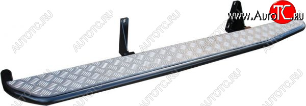 46 989 р. Защита порогов с подножкой (лифт 40 мм) РИФ Mitsubishi Pajero Sport PB дорестайлинг (2008-2013)  с доставкой в г. Керчь