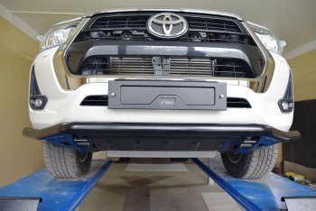 47 419 р. Бампер силовой передний (только под площадку RIFREV-30000) РИФ  Toyota Hilux  AN120 (2020-2025) 2-ой рестайлинг (без доп. оборудования)  с доставкой в г. Керчь. Увеличить фотографию 15