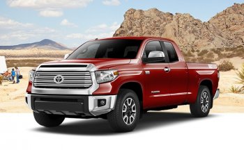 55 389 р. Защита порогов с подножкой (Double Cab) РИФ  Toyota Tundra  XK50 (2007-2013) дорестайлинг, 1-ый рестайлинг  с доставкой в г. Керчь. Увеличить фотографию 2