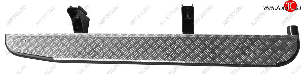 55 389 р. Защита порогов с подножкой (Double Cab) РИФ  Toyota Tundra  XK50 (2007-2013) дорестайлинг, 1-ый рестайлинг  с доставкой в г. Керчь