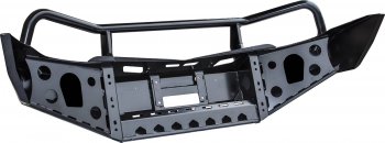 62 509 р. Бампер передний силовой РИФ  Mitsubishi L200  4 - Pajero Sport  PB (С защитной дугой и защитой бачка омывателя)  с доставкой в г. Керчь. Увеличить фотографию 2