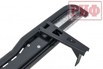 46 869 р. Защита порогов с подножкой РИФ Mitsubishi L200 4  дорестайлинг (2006-2014)  с доставкой в г. Керчь. Увеличить фотографию 3
