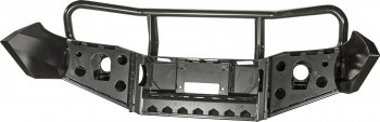 69 259 р. Бампер силовой передний РИФ  Toyota Hilux  AN20,AN30 (2011-2016)  2-ой рестайлинг (с доп. фарами, защитной дугой и защитой бачка омывателя)  с доставкой в г. Керчь. Увеличить фотографию 2