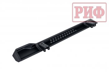 55 109 р. Защита порогов с подножкой РИФ Jeep Wrangler JK 3 дв. дорестайлинг (2006-2010)  с доставкой в г. Керчь. Увеличить фотографию 6