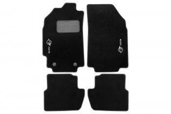 469 р. Коврики в салон RAVON R2, 2016-2020, 4 шт. (текстиль)  Равон Р2 Klever rvn.r2.0001tf  с доставкой в г. Керчь. Увеличить фотографию 1