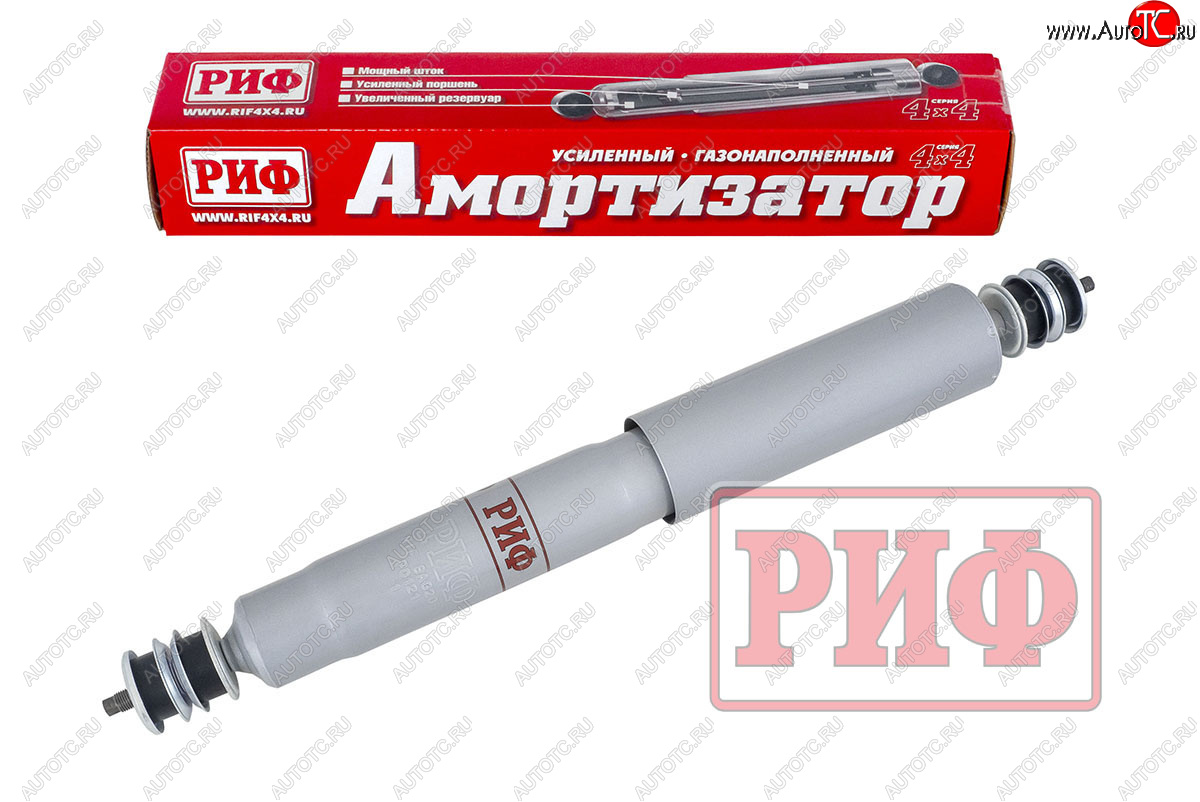 6 209 р. Амортизатор передний (усиленный, лифт +100, LH=RH, газовый) РИФ Nissan Patrol 4 Y60 (1987-1997)  с доставкой в г. Керчь