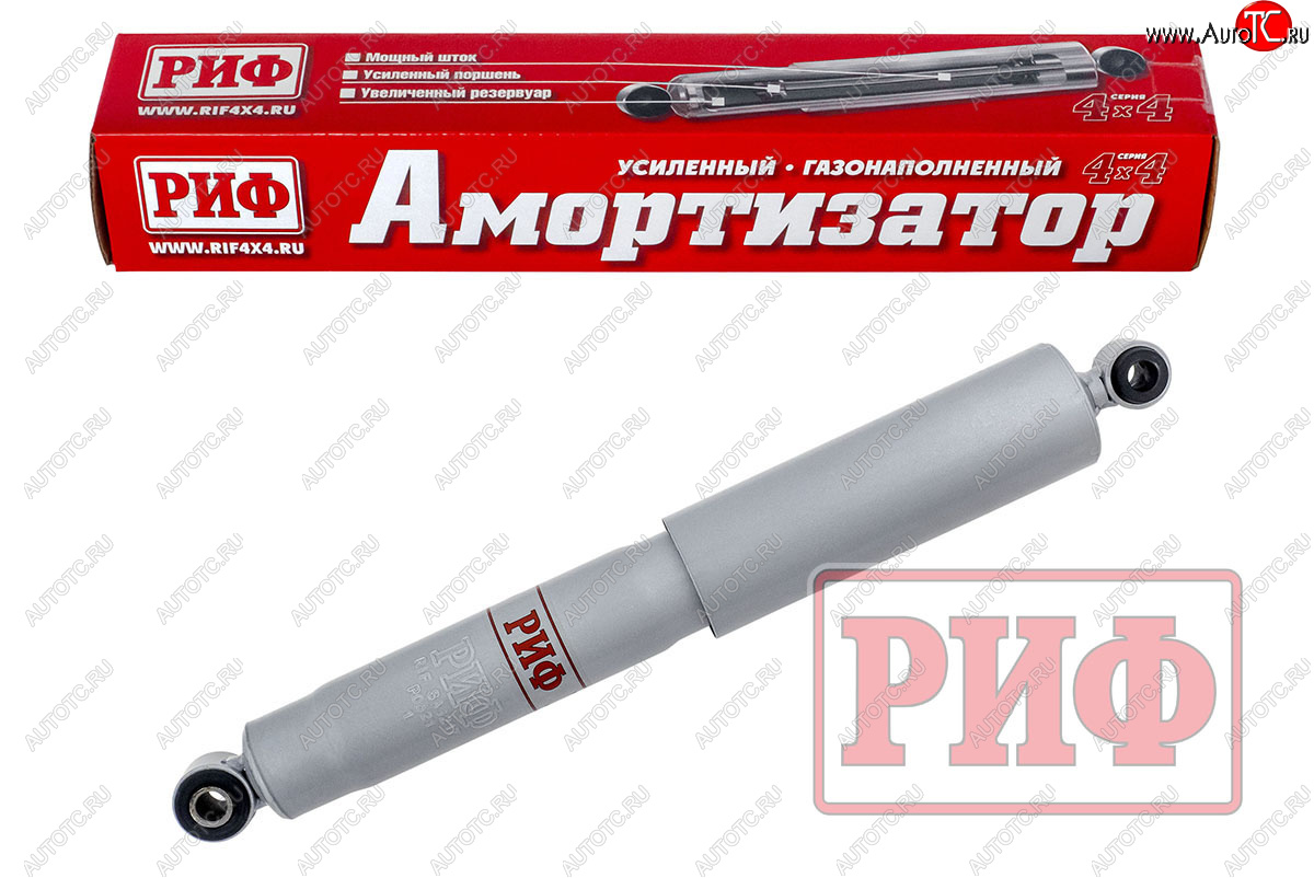 8 709 р. Амортизатор задний (усиленный, лифт +40, LH=RH, газовый) РИФ Mitsubishi Pajero Sport PB дорестайлинг (2008-2013)  с доставкой в г. Керчь