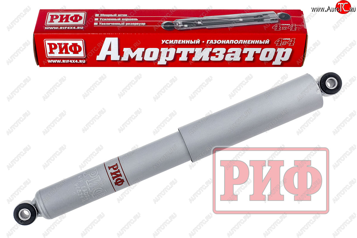 3 199 р. Амортизатор задний (21214 усиленный, штатный, LH=RH, газовый) РИФ Лада нива 4х4 2131 Урбан 3 дв. дорестайлинг (2014-2019)  с доставкой в г. Керчь