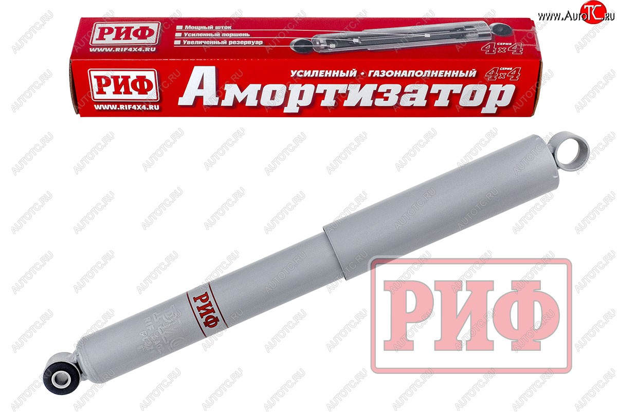 3 929 р. Амортизатор задний (усиленный, лифт +50, LH=RH, газовый) РИФ Лада нива 4х4 2131 Урбан 5 дв. рестайлинг (2019-2021)  с доставкой в г. Керчь