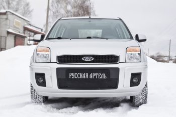 2 689 р. Защитная сетка и зимняя заглушка решетки переднего бампера Русская Артель  Ford Fusion  1 (2005-2012)  рестайлинг, хэтчбэк  с доставкой в г. Керчь. Увеличить фотографию 3