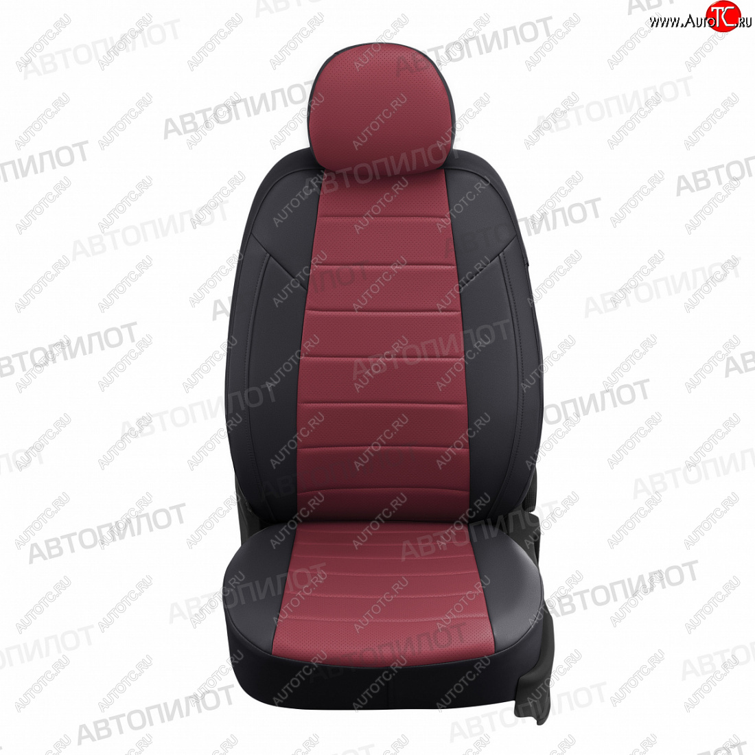 13 649 р. Чехлы на сиденья (экокожа, ЗСиС 40/60, до 2013 г.в.) Автопилот  Chevrolet Niva  2123 (2002-2020), Лада 2123 (Нива Шевроле) (2002-2020) (черный/бордовый)  с доставкой в г. Керчь