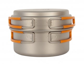 4 999 р. Кастрюля с крышкой 800 мл Kovea NZ Titanium Cookware 800 мл. KOVEA ts-012  с доставкой в г. Керчь. Увеличить фотографию 2