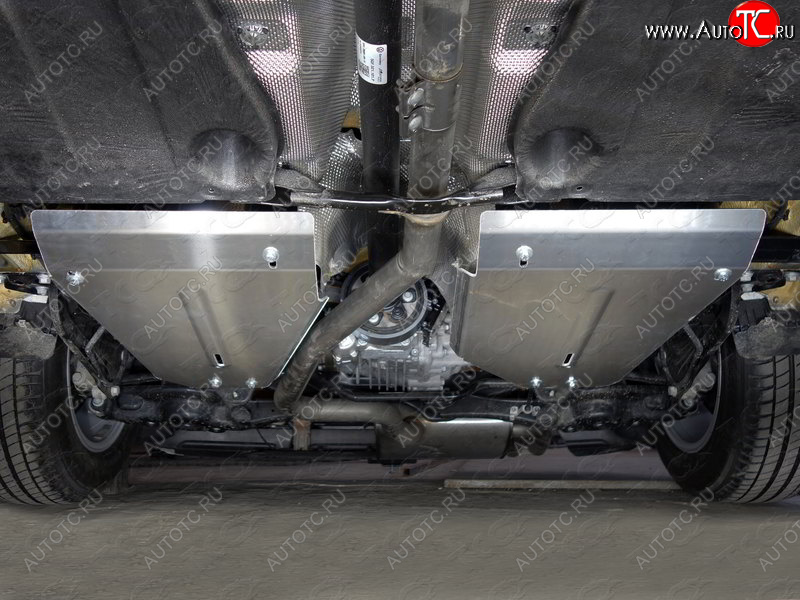 7 799 р. Защита бака (2 штуки, алюминий) TCC Volkswagen Tiguan Mk2 дорестайлинг (2016-2020)  с доставкой в г. Керчь