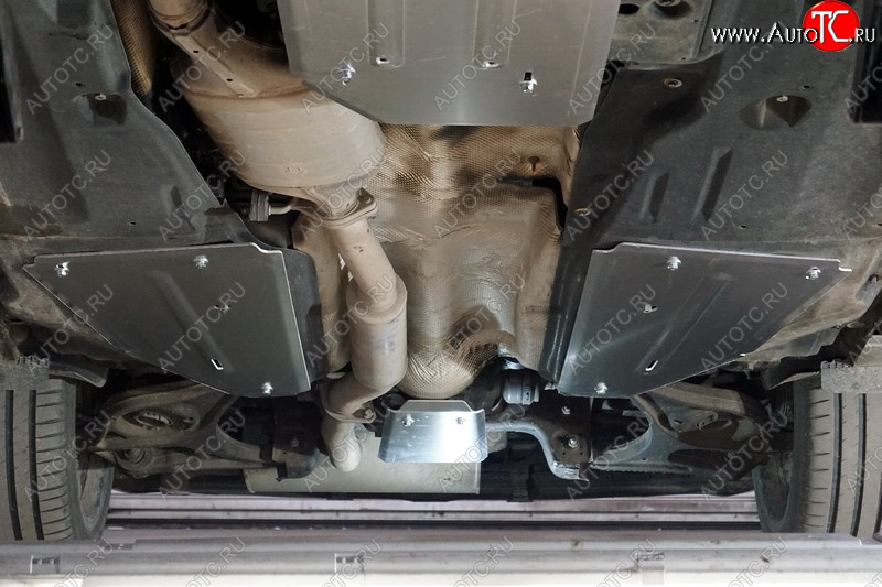 9 299 р. Защита бака (4WD 3D, алюминий, 2 штуки) TCC  GENESIS GV80  JK1 (2020-2022)  с доставкой в г. Керчь