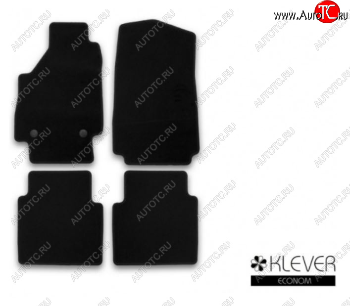 4 849 р. Текстильные коврики салона Klever Econom Skoda Fabia Mk2 универсал рестайлинг (2010-2014)  с доставкой в г. Керчь