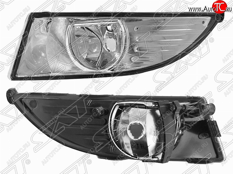 1 459 р. Левая противотуманная фара SAT (под одну лампу)  Skoda Fabia  Mk2 - Roomster  5J  с доставкой в г. Керчь