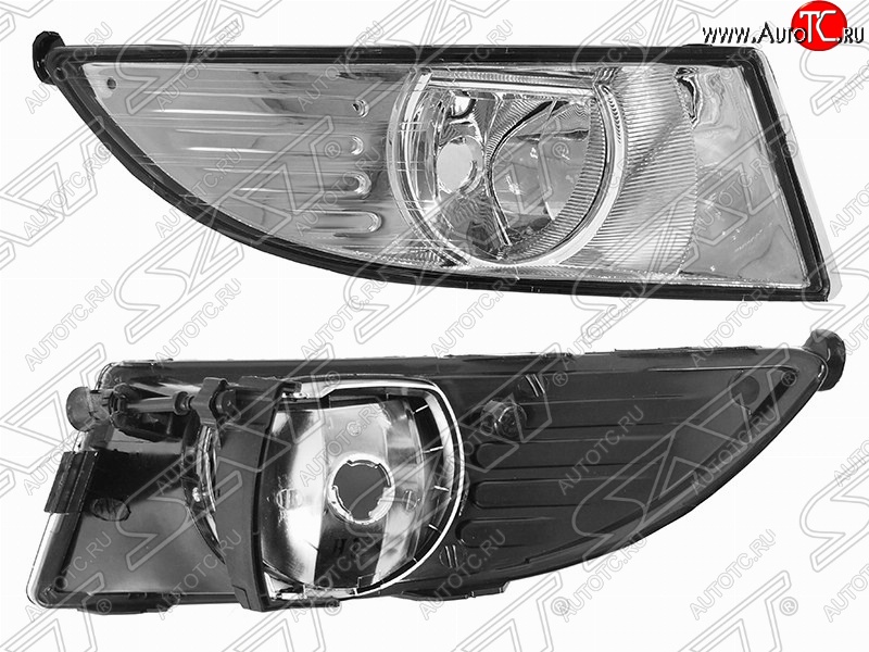 1 459 р. Правая противотуманная фара SAT (под одну лампу)  Skoda Fabia  Mk2 - Roomster  5J  с доставкой в г. Керчь