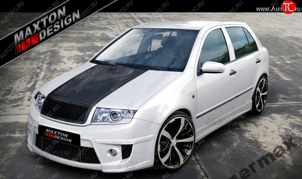 28 999 р. Передний бампер Maxton Skoda Fabia Mk1 седан рестайлинг (2004-2008)  с доставкой в г. Керчь