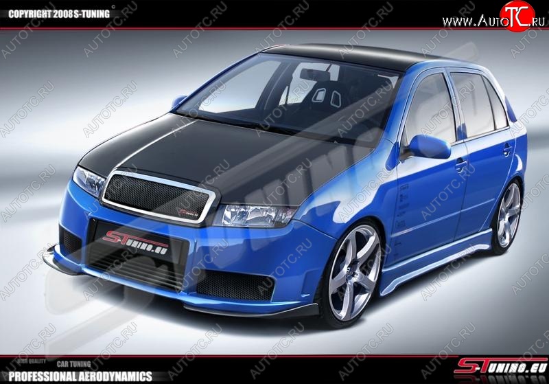28 999 р. Передний бампер ST Skoda Fabia Mk1 седан рестайлинг (2004-2008)  с доставкой в г. Керчь