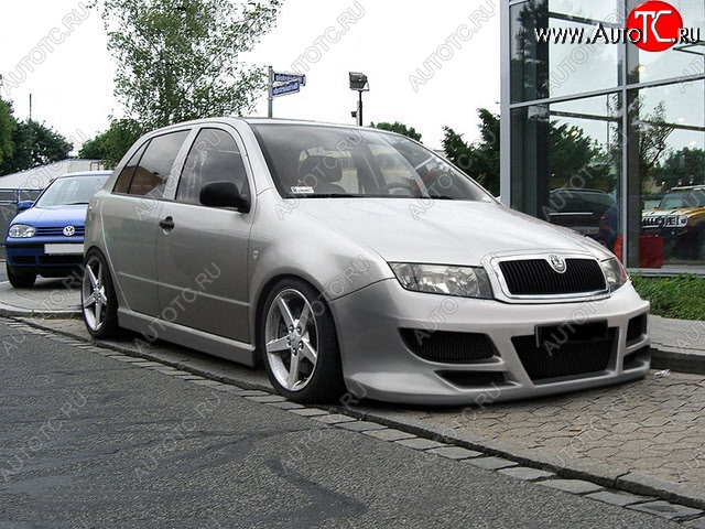 25 699 р. Передний бампер Weber Sport Skoda Fabia Mk1 седан рестайлинг (2004-2008)  с доставкой в г. Керчь
