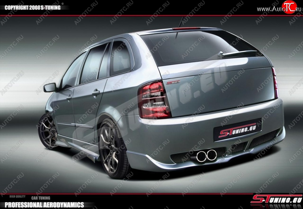 28 999 р. Задний бампер ST3 Skoda Fabia Mk1 хэтчбек рестайлинг (2004-2008)  с доставкой в г. Керчь