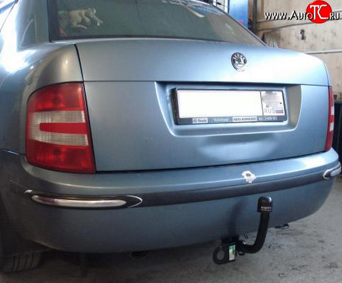 6 749 р. Фаркоп (седан, универсал) NovLine Skoda Fabia Mk2 универсал дорестайлинг (2007-2010)  с доставкой в г. Керчь