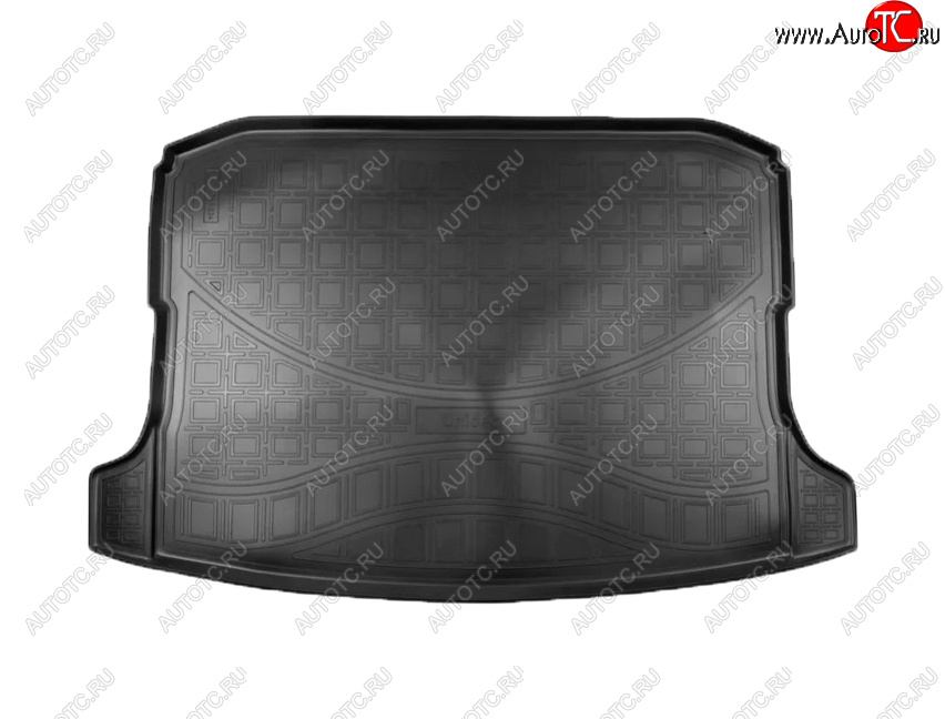 1 799 р. Коврик багажника Norplast (с ушами)  Skoda Karoq  NU7 (2017-2021) дорестайлинг (Цвет: черный)  с доставкой в г. Керчь