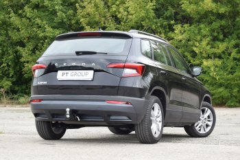 15 189 р. Фаркоп Petroil Tuning (съемный квадрат) Skoda Karoq NU7 рестайлинг (2020-2025)  с доставкой в г. Керчь. Увеличить фотографию 2