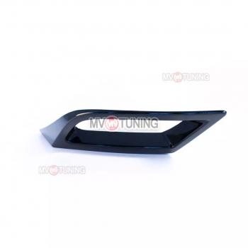 5 399 р. Имитация насадок глушителя MV-Tuning  Skoda Kodiaq  NU7 (2017-2021) дорестайлинг (BLACK (чёрный глянец))  с доставкой в г. Керчь. Увеличить фотографию 2