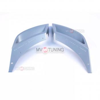 5 399 р. Имитация насадок глушителя MV-Tuning  Skoda Kodiaq  NU7 (2017-2021) дорестайлинг (SILVER (серебро))  с доставкой в г. Керчь. Увеличить фотографию 5