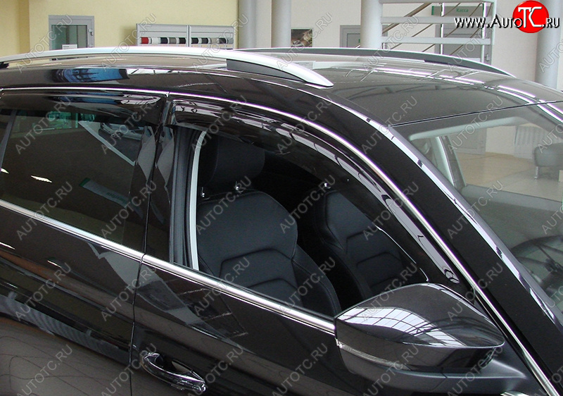 3 399 р. Дефлектора окон SIM Skoda Kodiaq NU7 дорестайлинг (2017-2021)  с доставкой в г. Керчь