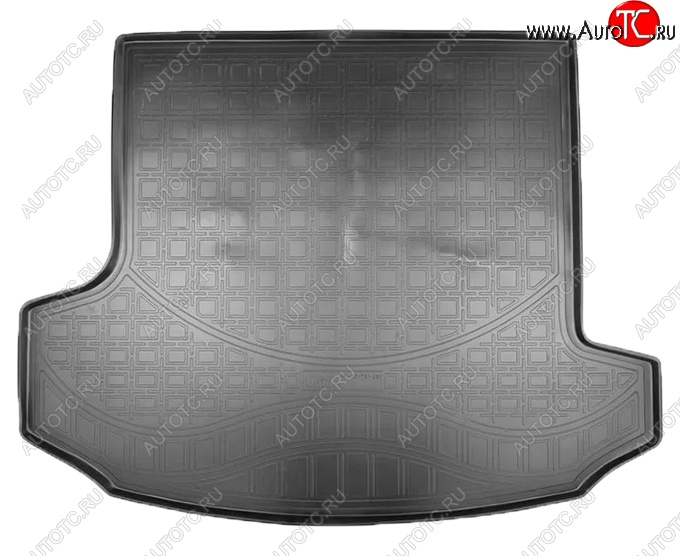 1 599 р. Коврик в багажник Norplast (сложенный 3 ряд)  Skoda Kodiaq  NU7 (2017-2021) дорестайлинг (Черный)  с доставкой в г. Керчь