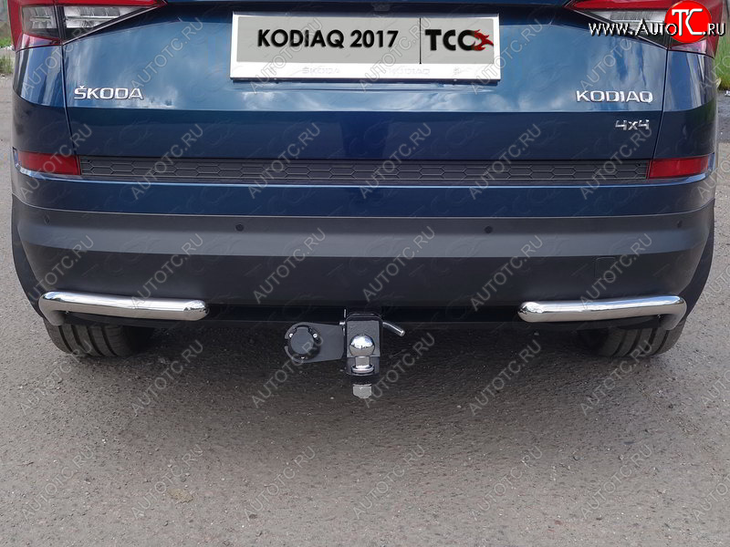 13 649 р. Фаркоп (тягово-сцепное устройство) TCC  Skoda Kodiaq  NU7 (2017-2021) дорестайлинг (Оцинкованный, шар E )  с доставкой в г. Керчь