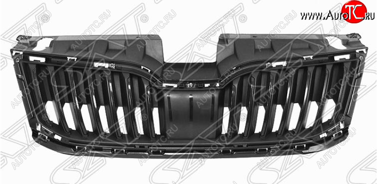 2 999 р. Решётка радиатора SAT  Skoda Octavia  A7 (2016-2020) рестайлинг лифтбэк (матовая)  с доставкой в г. Керчь