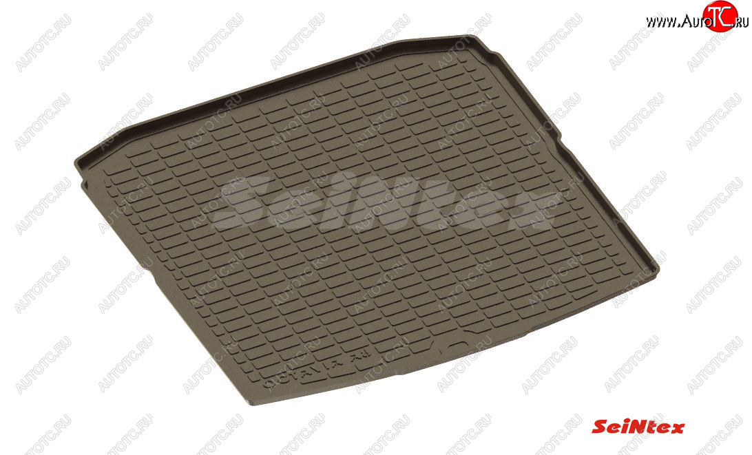 1 539 р. Коврик в багажник SeiNtex (полимерный)  Skoda Octavia  А8 (2019-2022) лифтбэк (Комплектация Active)  с доставкой в г. Керчь