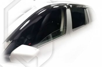 1 999 р. Дефлектора окон CA-Plastiс Skoda Octavia A5 рестайлинг универсал (2008-2013) (Classic полупрозрачный, без хром. молдинга)  с доставкой в г. Керчь. Увеличить фотографию 2