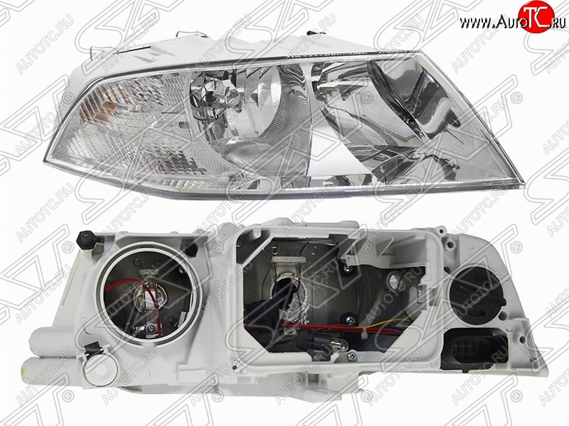 6 199 р. Правая фара передняя SAT Skoda Octavia A5 дорестайлинг универсал (2004-2008)  с доставкой в г. Керчь