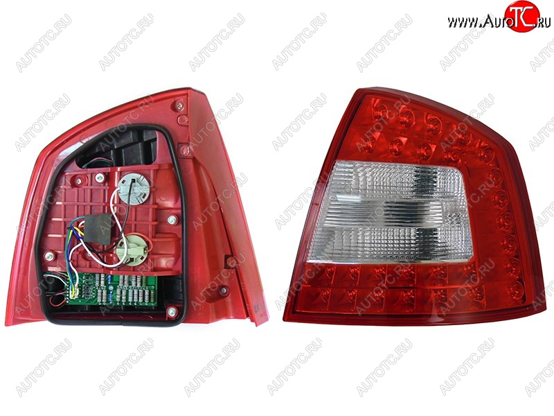 5 349 р. Правый фонарь SAT (диодный)  Skoda Octavia  A5 (2008-2013) лифтбэк рестайлинг  с доставкой в г. Керчь