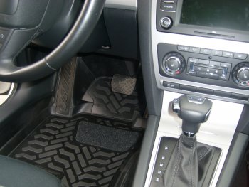  Коврики салона Aileron (3D с подпятником) Skoda Octavia  A5 (2004-2008) дорестайлинг лифтбэк, дорестайлинг универсал
