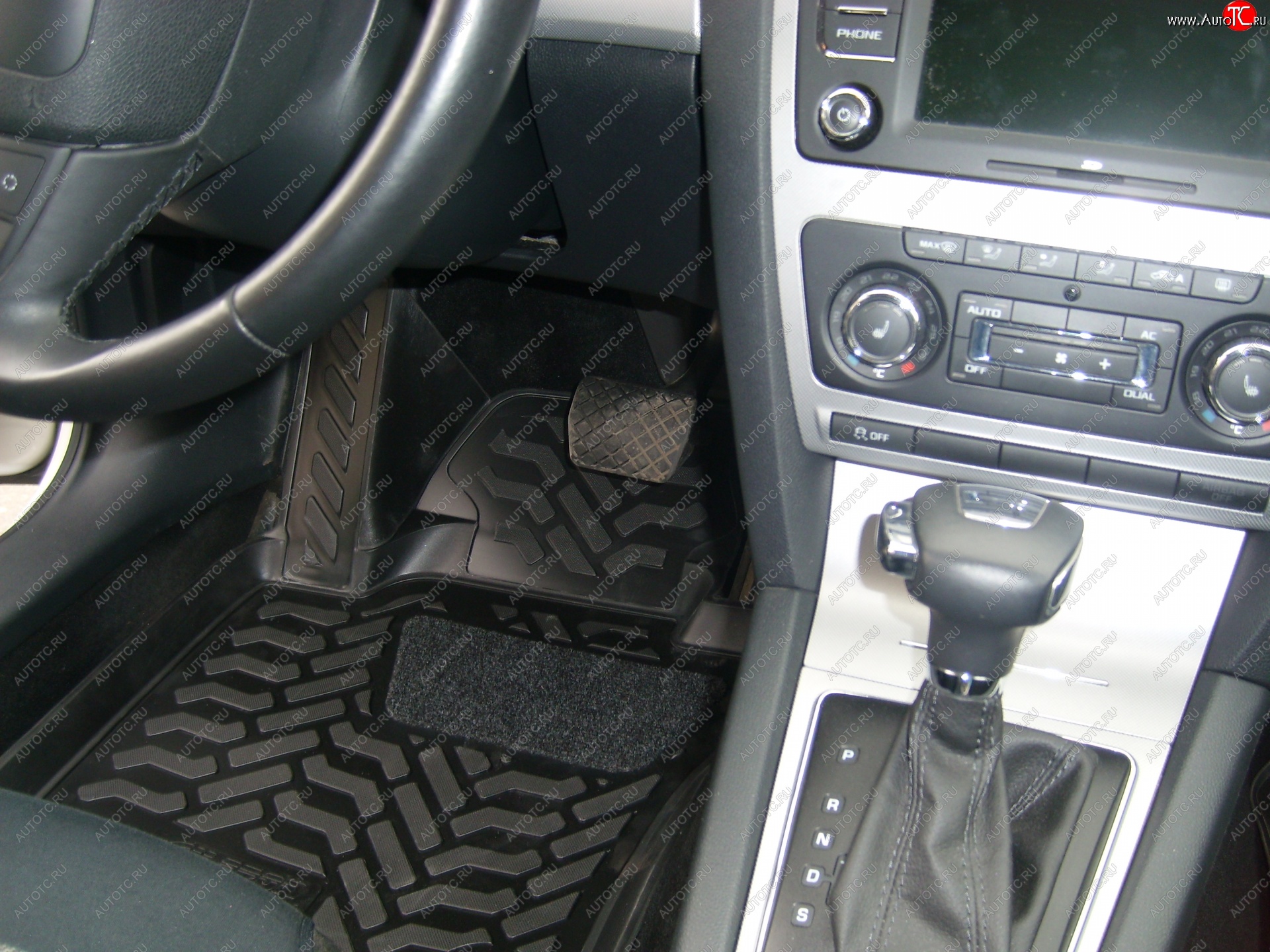1 599 р.  Коврики салона Aileron (3D с подпятником)  Skoda Octavia  A5 (2004-2008) дорестайлинг лифтбэк, дорестайлинг универсал  с доставкой в г. Керчь
