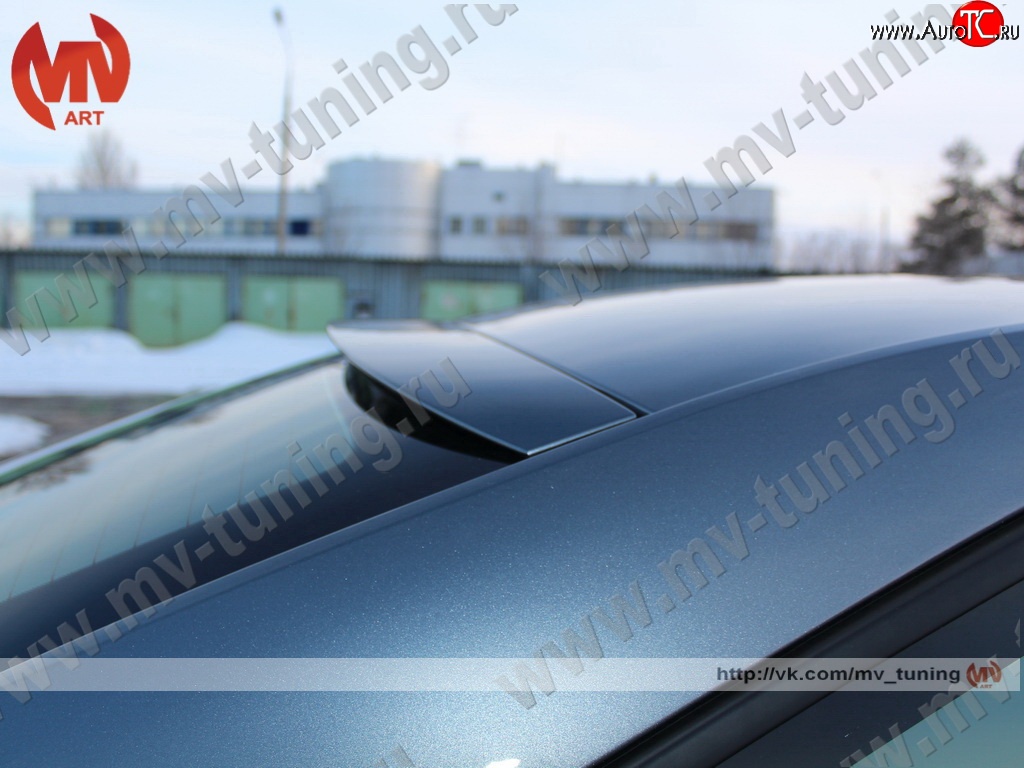 4 649 р. Козырёк на заднее стекло RS  Skoda Octavia  A7 (2012-2017) дорестайлинг лифтбэк (Неокрашенный)  с доставкой в г. Керчь