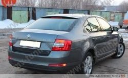 4 649 р. Козырёк на заднее стекло RS  Skoda Octavia  A7 (2012-2017) дорестайлинг лифтбэк (Неокрашенный)  с доставкой в г. Керчь. Увеличить фотографию 5