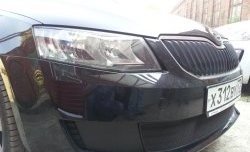 1 299 р. Сетка (для комплектации Active) на бампер Russtal (черная) Skoda Octavia A7 дорестайлинг лифтбэк (2012-2017)  с доставкой в г. Керчь. Увеличить фотографию 3