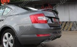 5 849 р. Спойлер RS Skoda Octavia A7 рестайлинг лифтбэк (2016-2020) (Неокрашенный)  с доставкой в г. Керчь. Увеличить фотографию 7