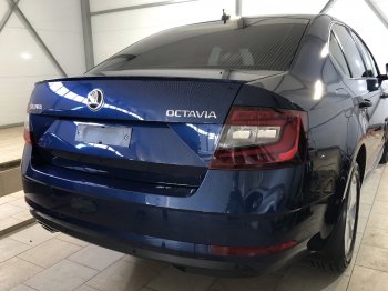 3 399 р. Лип спойлер АВТОКРАТ  Skoda Octavia  A7 (2012-2020) дорестайлинг лифтбэк, рестайлинг лифтбэк (Неокрашенный)  с доставкой в г. Керчь. Увеличить фотографию 2