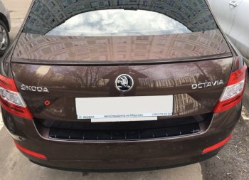 3 399 р. Лип спойлер АВТОКРАТ  Skoda Octavia  A7 (2012-2020) дорестайлинг лифтбэк, рестайлинг лифтбэк (Неокрашенный)  с доставкой в г. Керчь. Увеличить фотографию 3