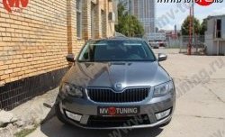 1 999 р. Вставки в нижнюю часть бампера в стиле RS Skoda Octavia A7 дорестайлинг лифтбэк (2012-2017) (Неокрашенные)  с доставкой в г. Керчь. Увеличить фотографию 2