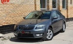 1 999 р. Вставки в нижнюю часть бампера в стиле RS Skoda Octavia A7 дорестайлинг лифтбэк (2012-2017) (Неокрашенные)  с доставкой в г. Керчь. Увеличить фотографию 4
