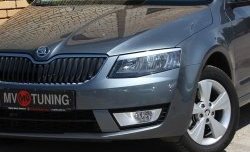 Комплект ресничек на фары Sport Skoda Octavia  A7 (2012-2017) дорестайлинг лифтбэк, дорестайлинг универсал