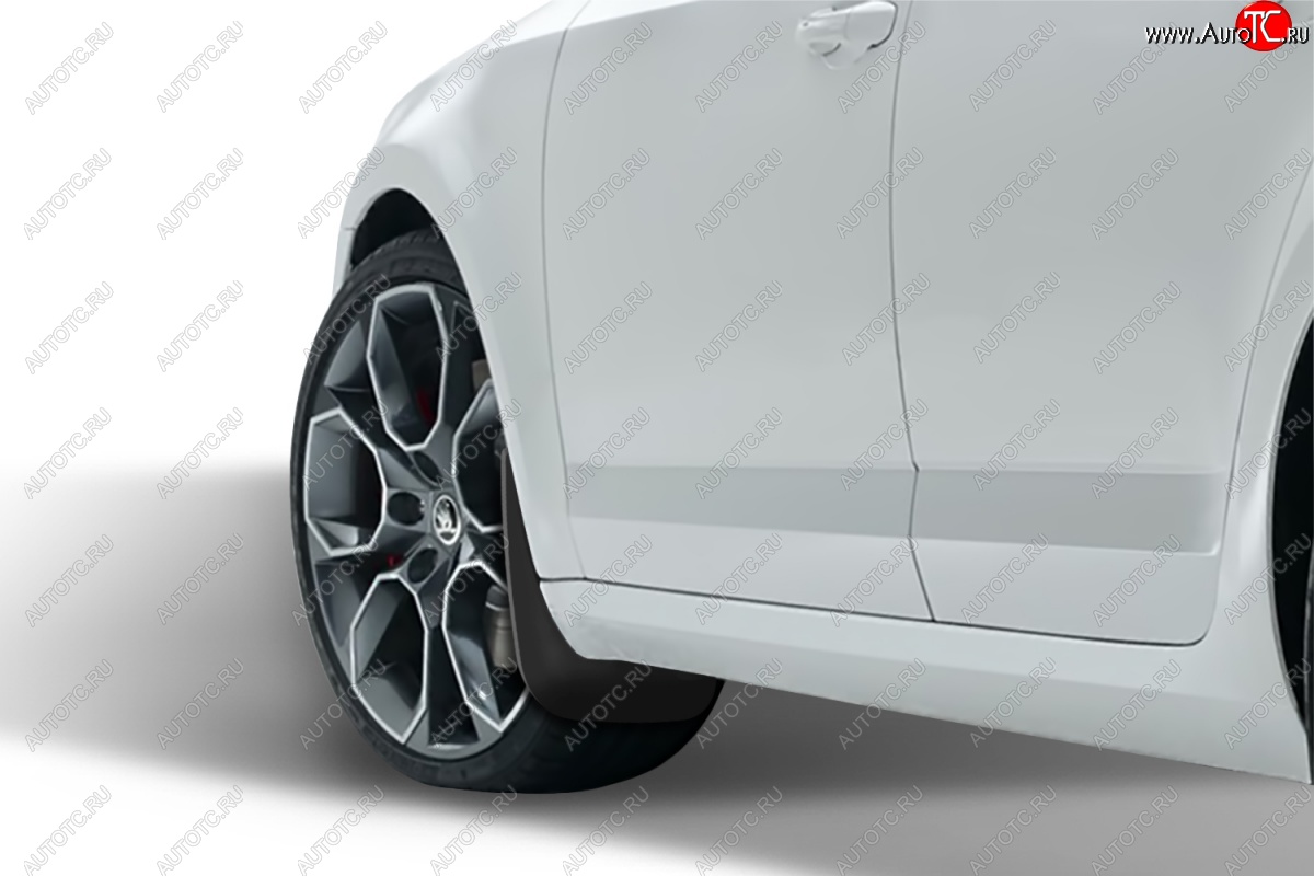 4 799 р. Брызговики Frosch Skoda Octavia A7 дорестайлинг универсал (2012-2017) (Передние)  с доставкой в г. Керчь